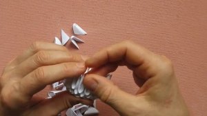 Модульное Оригами Лебедь. Легкая Поделка из Модулей