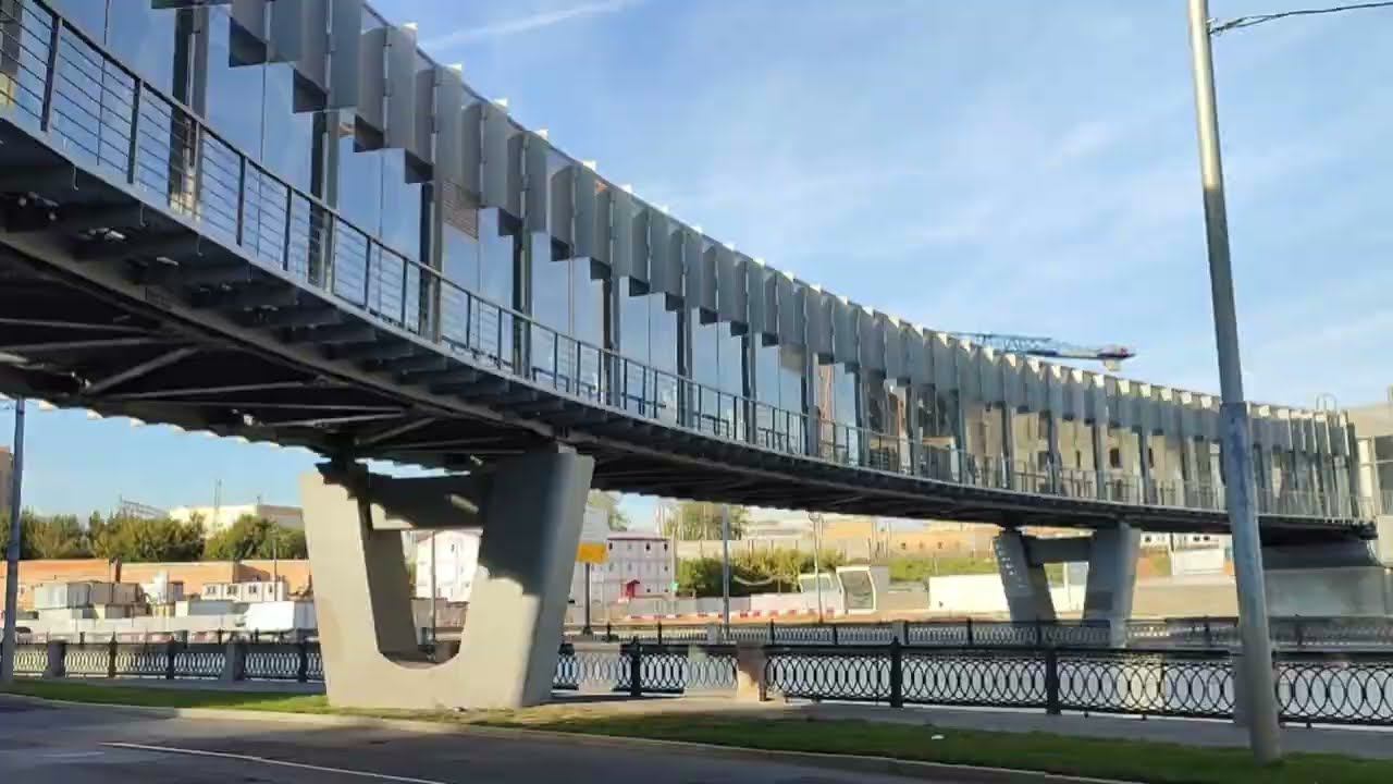 Пешеходный мост между Семеновской набережной и Рубцовской