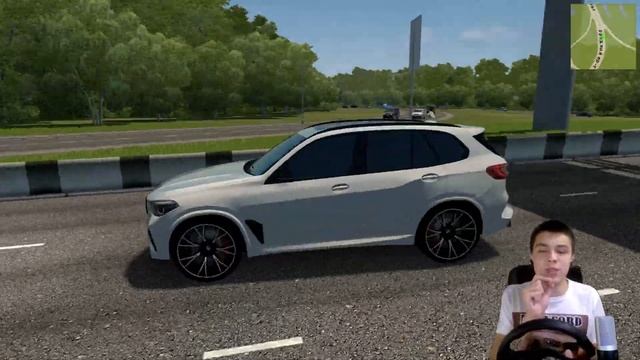 СТУДЕНТУ ПОДАРИЛИ НОВЕНЬКИЙ BMW X5 M! НО НЕ ВСЁ ТАК ПРОСТО… (СITY CAR DRIVING С РУЛЁМ) смотреть онлайн