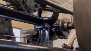 Запуск Английского локомобиля Ruston Proctor 1894 года//Launching English locomobile of 1894 year