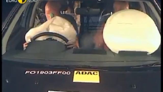 Краш-тест - Ford Fusion 2003 (E-NCAP ADAC) смотреть онлайн