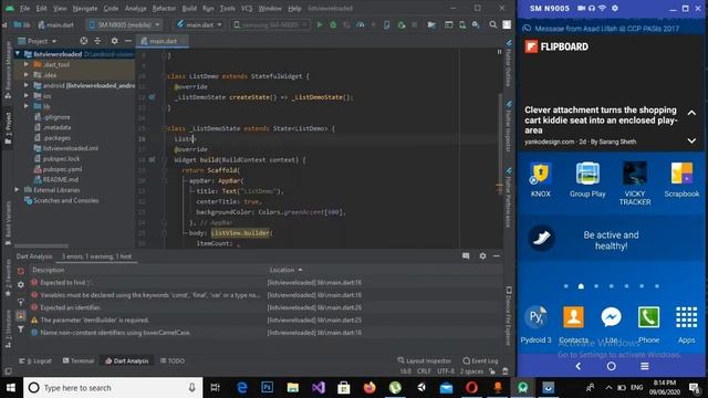 What is ListView and its Components in Flutter | Flutter Widget
