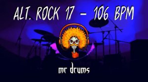 Alt. Rock 17 - 106 BPM | Backing Drums | Only Drums