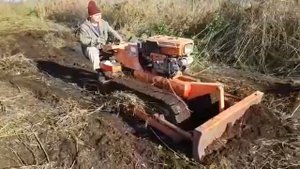 Мини бульдозер KUBOTA KD-1-DB