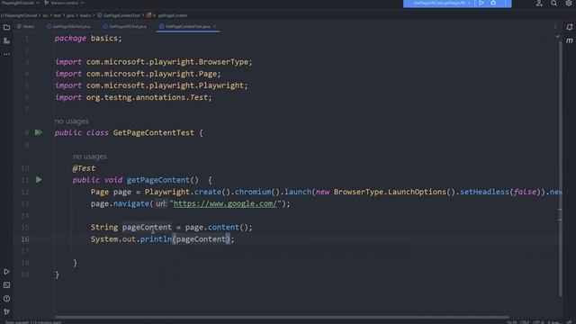 #25 Get Page Content in Playwright Java смотреть онлайн