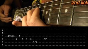 Sad But True Guitar Solo Lesson - Metallica (with tabs)