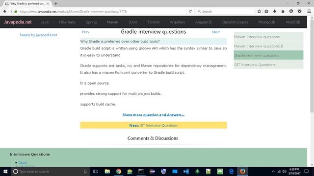 Why Gradle is preferred over other build tools?
| javapedia.net смотреть онлайн
