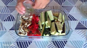 Простой рецепт запеченных овощей ! Быстро и вкусно !