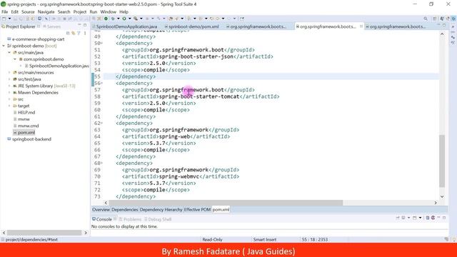 Spring Boot Tutorial for Beginners #10 - Spring Boot Starters [Very Important Feature] смотреть онлайн