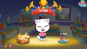 Talking Tom Candy Run с Анджелой видео для детей #2! Том сладкий бег за конфетами мультик для детей