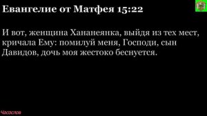 Аудиокнига. Библия. Новый Завет. ЕВАНГЕЛИЕ ОТ МАТФЕЯ. Глава 15