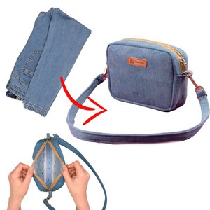 Как просто сшить симпатичную сумку через плечо ручной работы!