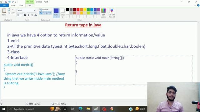 Return Type & Main method || Session-3 || Java tutorial for beginners || Java full course