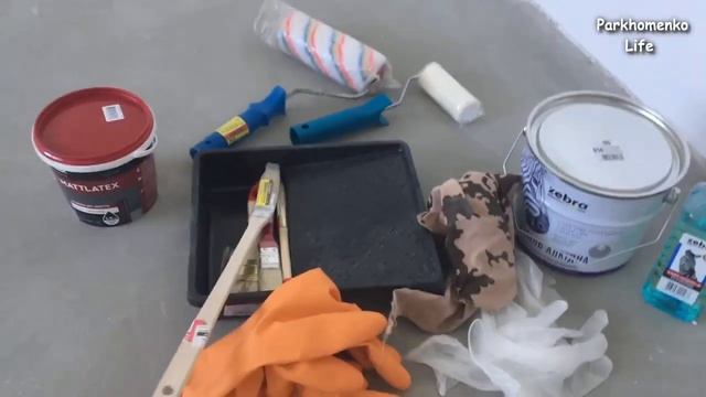 VLOG #83: Ремонт Тамбура | Покрасили Стены и Положили Линолеум смотреть онлайн