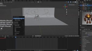 Как активировать вторую камеру в Blender