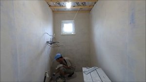 Шпаклевка стен под покраску в котельной