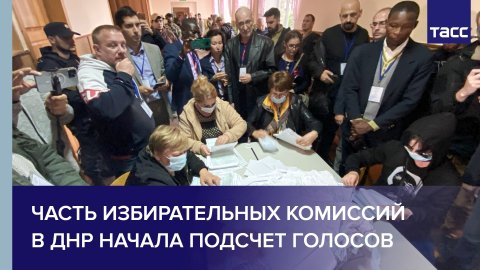 Часть избирательных комиссий в ДНР начала подсчет голосов