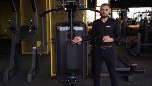 Обзор тренажера E-7007 Баттерфляй задние дельты (DHZ Fitness)