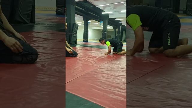 Борьба с учениками , чистая биомеханика.