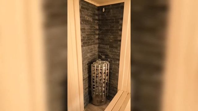 Сауна в доме! Электрическая печь Обзор сауны. смотреть онлайн