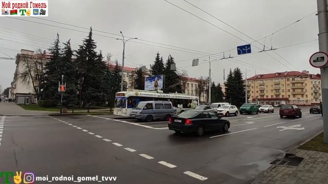 10.11.2023 Перекресток ул. Интернациональной и пр-та Ленина #гомель #shortsvideo #беларусь #shortsf смотреть онлайн