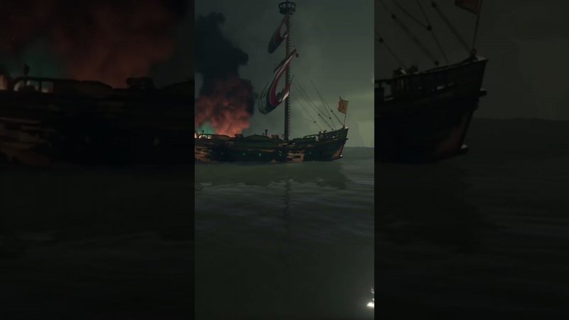 Взрыв бочки пороха из цитадели в Sea of Thieves #coldgameplay #seaofthieves