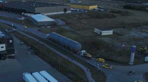 Ahola Special - One of the biggest transports on Estonian roads. Massive 300ton, H8m L60m long