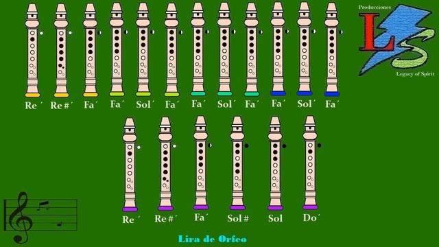 Saint Seiya - Lira de Orfeo en Flauta Dulce "Con Notas Explicadas" смотреть онлайн