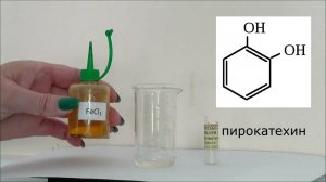 FeCl3 + пирокатехин