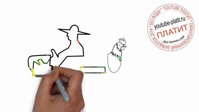 Как нарисовать поэтапно карандашом счастливую ферму смотреть онлайн