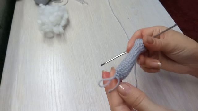 Мастеркласс мышка крючкомчасть 3