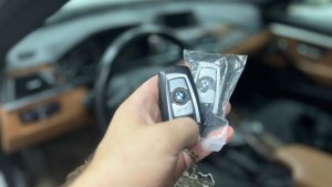 Дистанционный запуск двигателя со штатного ключа BMW F34 / Remote start engine by key fob BMW F34