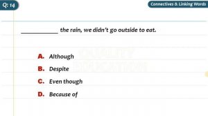 Connective & Linking Words_ Quiz 1 _ Practice Test Linkers & Connectors by Quality Education (720p)