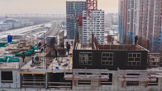 Ход строительства. Январь 2021 | Инвест-отель IN2IT
