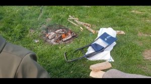 Мужская рыбалка - болтаем, отдыхаем и готовим в казане на костре.
