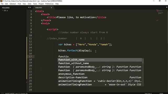 #Javascript forEach method in Hindi,Urdu.