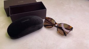 Яркие женские очки от солнца Tom Ford Ani 844 52F. Краткий обзор и распаковка