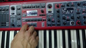 Nord Stage 3 - Сохранение настроек. Запись банков