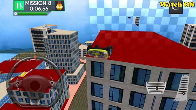 Roof Jumping Car Parking Simulator - Extreme Car Stunts Roof Jumping - Android Gameplay смотреть онлайн