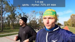 Прогрессивный бег. Тренируем ПАНО. Отрабатываем марафонский темп.