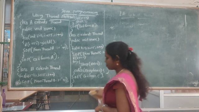 JAVA Unit3-Life cycle of Thread,Using Thread Methods, Thread Exceptions by Ashwini G T смотреть онлайн