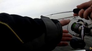 Ловля корюшки с лодки 07.03.2020. Финский залив. Южная дамба