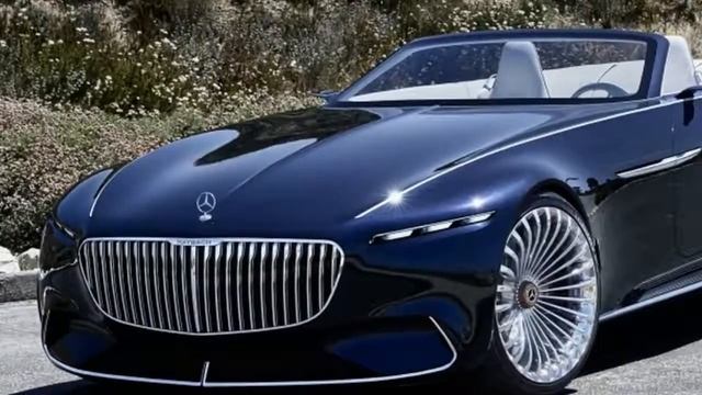 Vision Mercedes Maybach 6 Cabriolet Is Last Year's Concept With A Soft Top смотреть онлайн