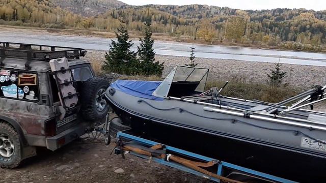 Аэролодка.Погрузка на прицеп. смотреть онлайн