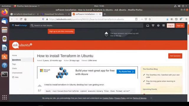 Terraform Ubuntu 18 install смотреть онлайн