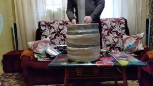 куб на 30л из пивной кеги с вырезкой тенна и крана ,для слива бороды, без сварки.