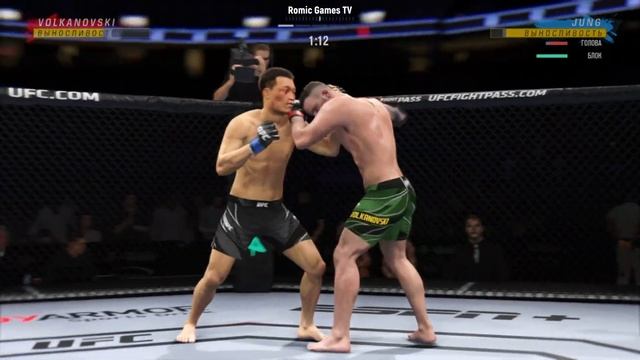 EA Sports UFC 4 ➤ Александр Волкановски / Alexander Volkanovski vs Чен Сон Джон / Chan Sung Jung смотреть онлайн