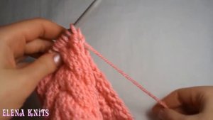 Вязание спицами  Вязаный снуд