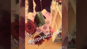 Как собрать букет из хризантем и роз