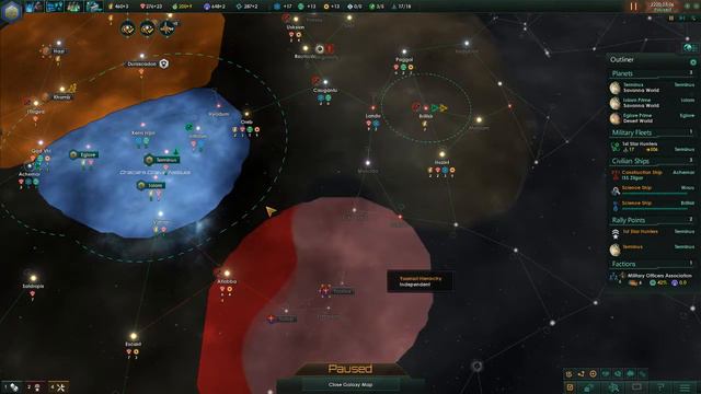 Let's Play Stellaris: Utopia as the LSFCLF, #3: Science and colonies смотреть онлайн